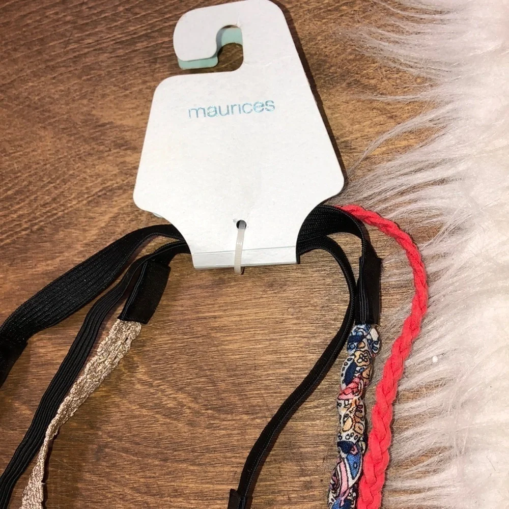 Set of three stylish headband hair pieces NWT